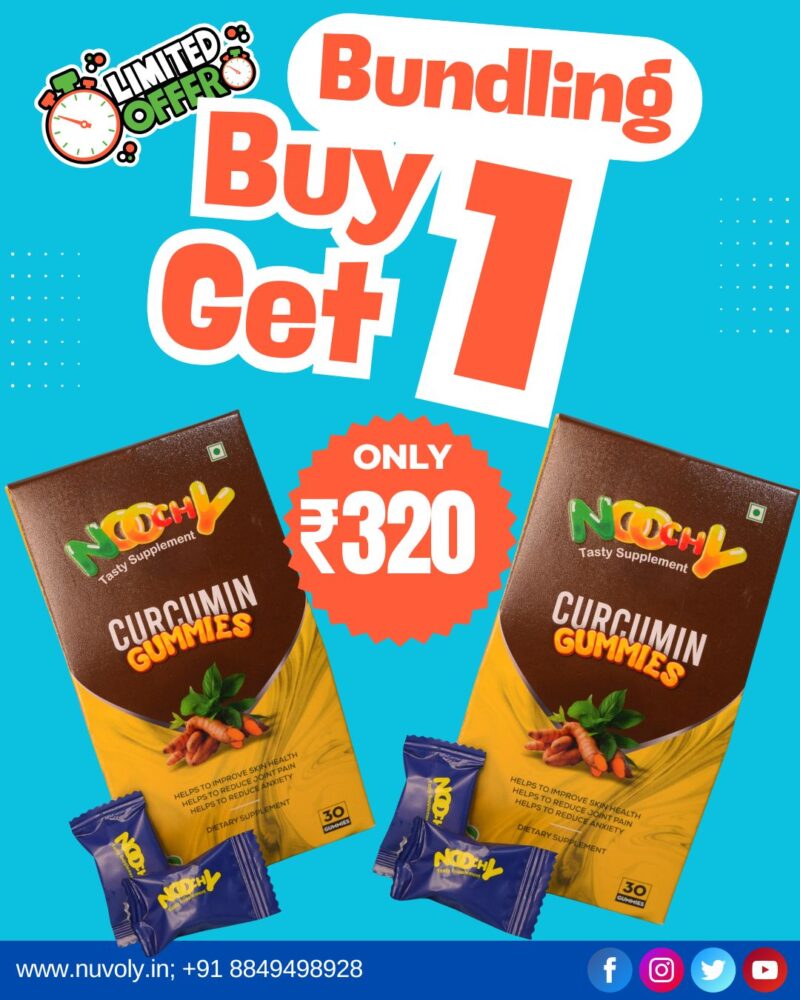 Noochy Curcumin Gummies Bundle (Buy 1 Get 1)
