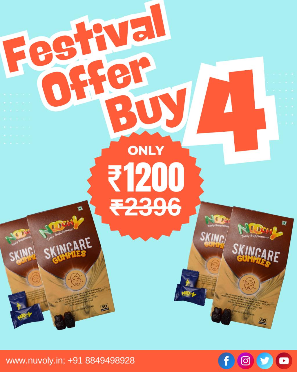 Skincare Gummies Bundle (Buy 4)